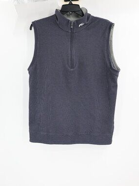 KJUS Vest Men’s Large Essentials Half Zip Golf Performance Stretch Sleeveless